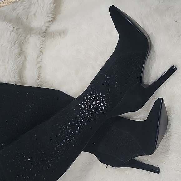 Knock Their Socks Off Sexy OTK Fergie knee high boot sz5.5 - Picture 8 of 8